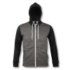 Promotional SOLS Silver Unisex Zipped Sweatshirts Charcoal